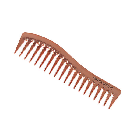 Zuri Styling Hair Comb grzebień do włosów Rose Gold