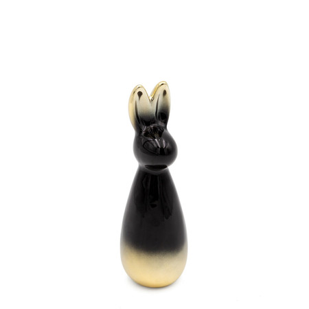 Ozdoba Wielkanocna, Figurka ceramiczna, kolor czarny, rozmiar 5 x 14 x 5 cm
