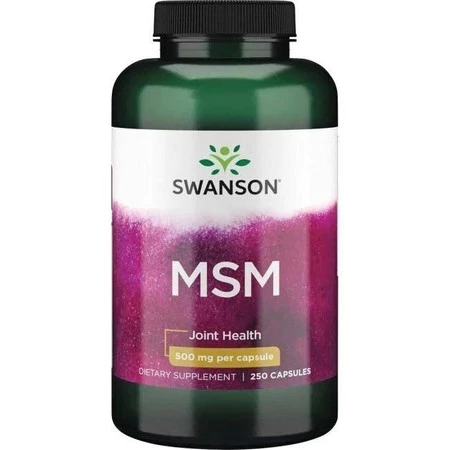 Swanson Msm Metylosulfonylometan 500 Mg 250 K