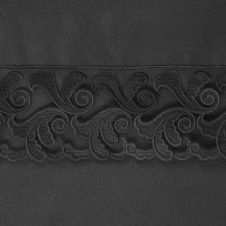 Komplet pościeli bawełnianej Lana3, 160 x 200 cm, Czarny