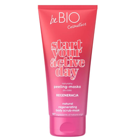 beBIO Start Your Active Day Naturalny peeling-maska Regeneracja 200 ml