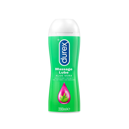 Durex − Żel intymny i do masażu z kojącym aloesem 2w1 − 200 ml