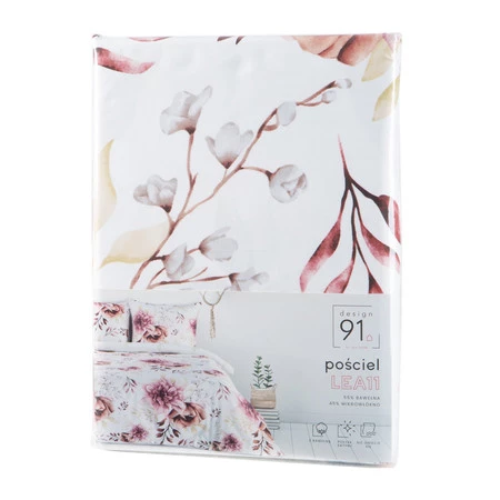Pościel D91 Lea 11 160 x 200 cm, Biały