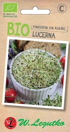 Legutko − Lucerna, nasiona na kiełki BIO − 5 g