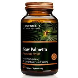 Saw Palmetto ekstrakt z owoców palmy sabałowej 160mg suplement diety 60 kapsułek
