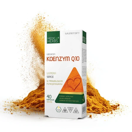 Medica Herbs Koenzym Q10 100mg na wsparcie pracy serca 40 kaps.