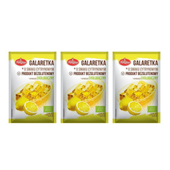 Zestaw: 3x Amylon Galaretka o smaku cytrynowym bezglutenowa 40 g
