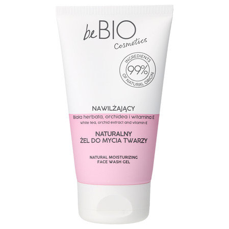 beBIO żel do mycia twarzy nawilżający 150ml