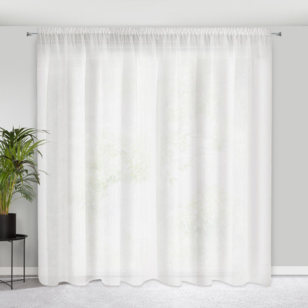 FIRANA GOTOWA REBECCA NA TAŚMIE 350 X 250 CM KREMOWY