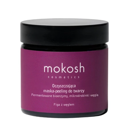 Mokosh - Wygładzająco-oczyszczająca maska do twarzy. Figa z węglem - 60 ml