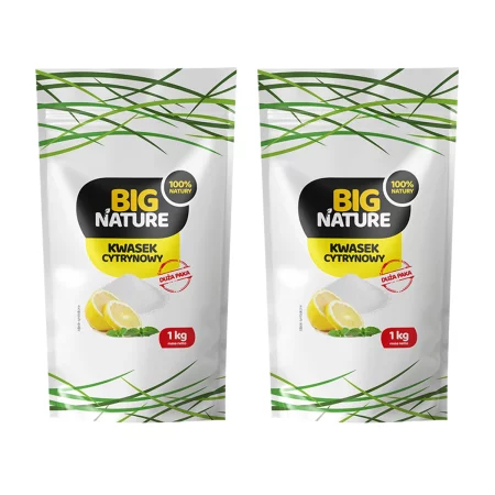 Zestaw 2x Big Nature Kwasek Cytrynowy 1 kg