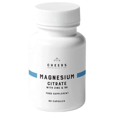 Cheers Magnesium Citrate suplement diety wspierający układ kostny i nerwowy 90 kaps.