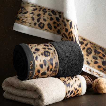 Ręcznik Eva 23 50 x 90 cm, Czarny