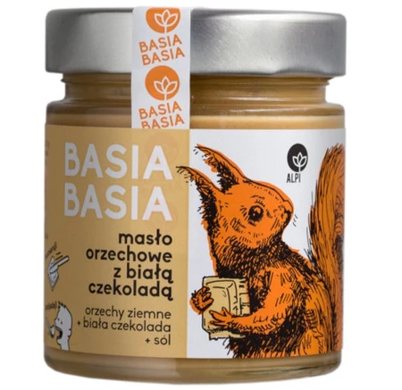 Basia Basia Krem orzechowy z białą czekoladą 210 g