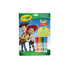 Crayola Kolorowanka dla dzieci z łamigłówkami i flamastrami Toy Story 3+