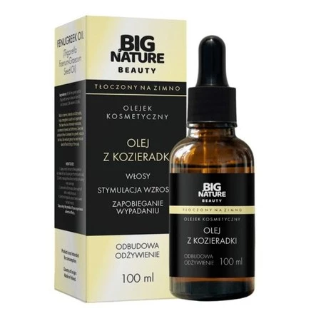 Big Nature Olej z kozieradki 100 ml włosy