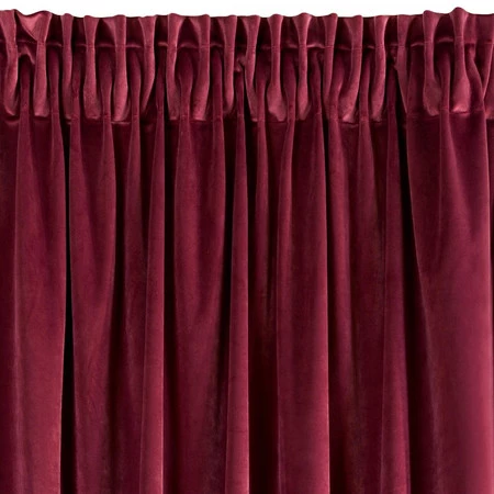 ZASŁONA GOTOWA VILLA NA TAŚMIE 140 X 270 CM BORDOWY