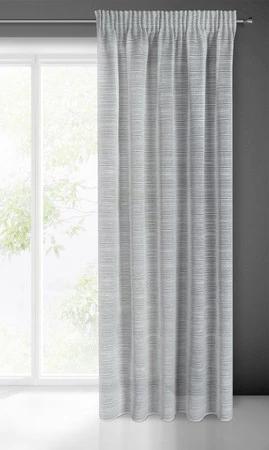 FIRANA GOTOWA ARIA NA TAŚMIE 140 X 300 CM SZARY