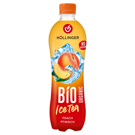 HOLLINGER NAPÓJ ICE TEA O SMAKU BRZOSKWINIOWYM BIO 500 ml