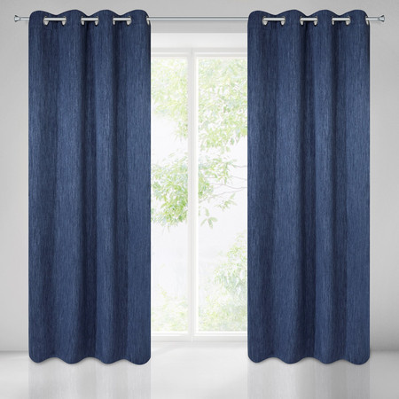 ZASŁONA GOTOWA ROSSIE 140 X 250 CM GRANATOWY