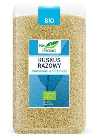 Zestaw 2x Bio Planet − Kuskus razowy BIO − 1 kg