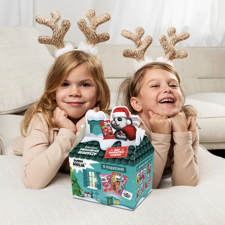 Bunny Ninja Christmas Delight owocowe słodycze bez dodatku cukru 206G