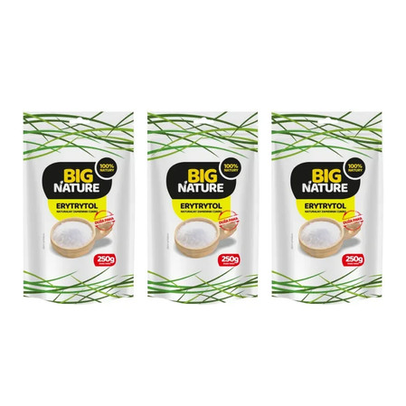 Zestaw: 3x Big Nature Erytrytol 250g