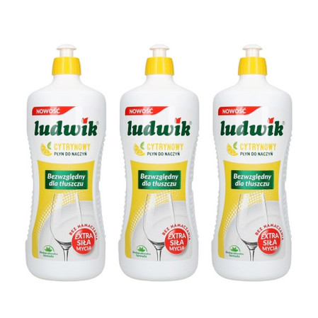 Zestaw: 3x Płyn do mycia naczyń Cytrynowy 450 ml
