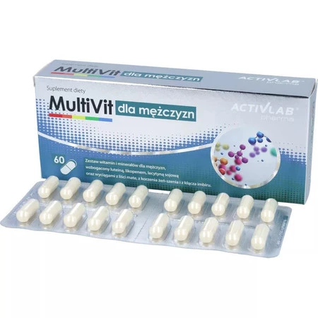 Multivit Actilab Pharma dla mężczyzn 60 kapsułek