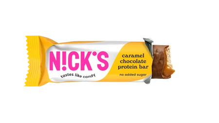 Zestaw 6x N!CK'S Nicks Caramel Chocolate Protein Bar Baton proteinowy o smaku karmelu 50g