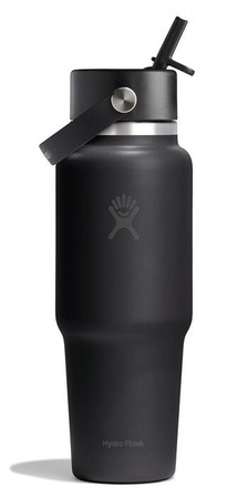HF-Butelka 32oz WideFlexStrawTravelBottle czarna