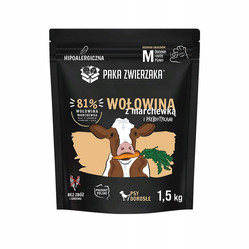 Paka Zwierzaka wołowina z marchewką M 1,5 kg