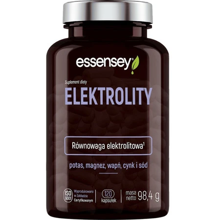Essensey Elektrolity na wsparcie nawodnienia organizmu 120 kaps.