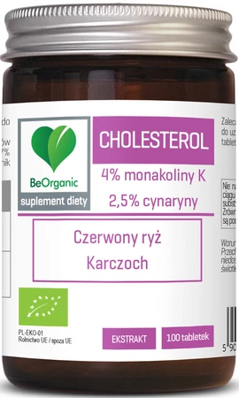 BeOrganic Cholesterol BIO 400 mg x 100 tabletek