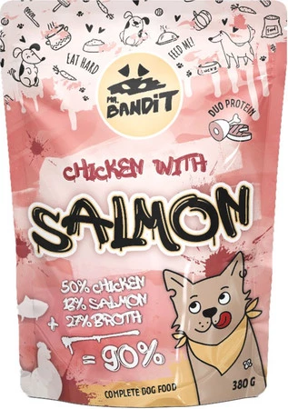 MR.BANDIT Chicken SALMON Kurczak Łosoś 380g