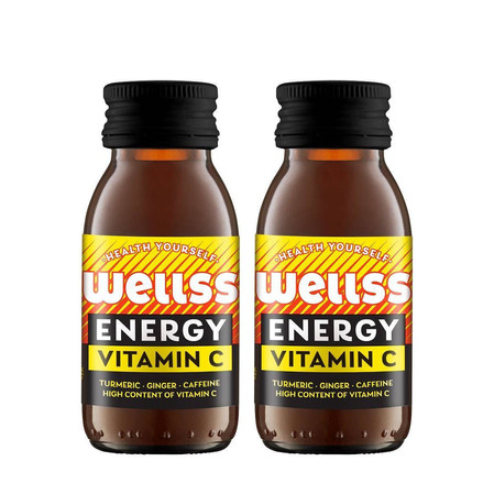 Zestaw: 2x Wellss Shot Vitamin C 100 ml