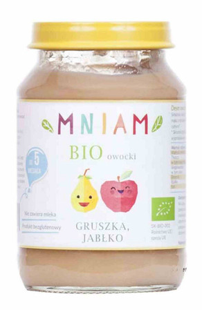 Deser gruszka-jabłko BIO 190 g MNIAM
