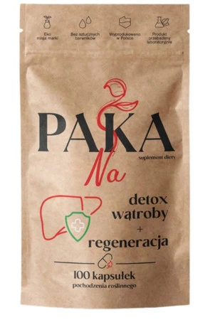 Paka Natury Na detox wątroby + regeneracja 100 kaps.