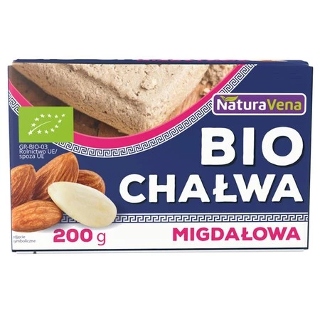 NATURAVENA CHAŁWA Z MIGDAŁAMI BIO 200 g