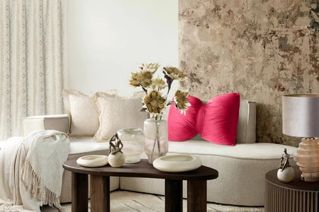 POSZEWKA KOKARDA 45 X 55 CM BORDOWY