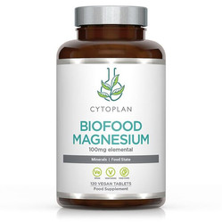 Cytoplan Biofood Magnez 100mg wsprcie układu nerwowego i energię 120 tab. vege