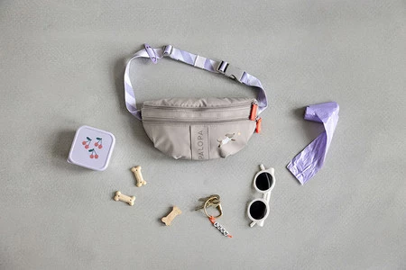 PALOPA Torebka nerka na smakołyki dla psa mini Enja taupe