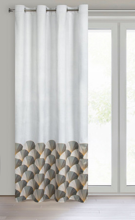 ZASŁONA GOTOWA D91 GINA 140 X 250 CM BIAŁY
