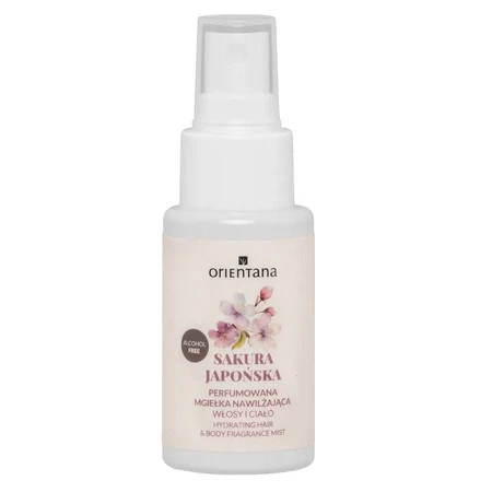 Orientana Sakura Perfumowana mgiełka nawilżająca do ciała i włosów 50ml