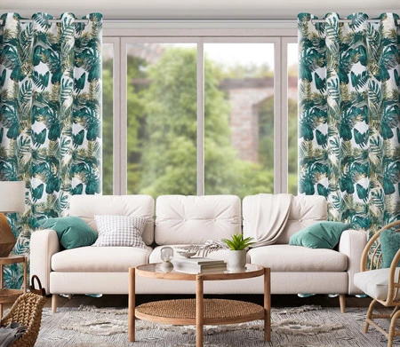 FIRANA GOTOWA DAVOS 140 X 250 CM ZIELONY