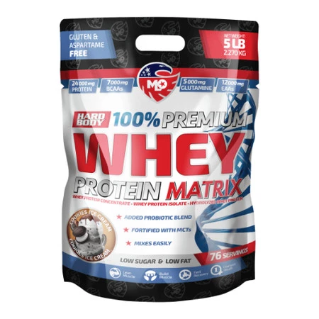 MLO Hard Body Whey Protein Matrix smak Strawberry 2270g