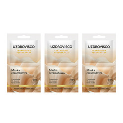 Zestaw: 3x Uzdrovisco Maska ceramidowa 10 ml