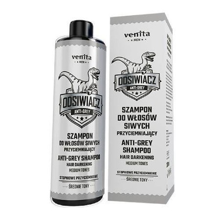 Men szampon do włosów siwych przyciemniający  Średnie Tony 200ml