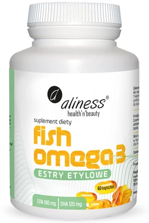 Aliness Fish Omega 3 Estry 180/120 mg x 60 kaps.