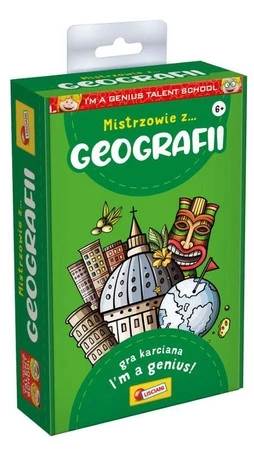 I'm a Genius Talent School Mistrzowie z geografii - edukacyjna gra karciana PL92307